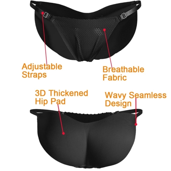 Women Sponge Padded Push Up Panties Butt Lifter - Picture 5 of 6